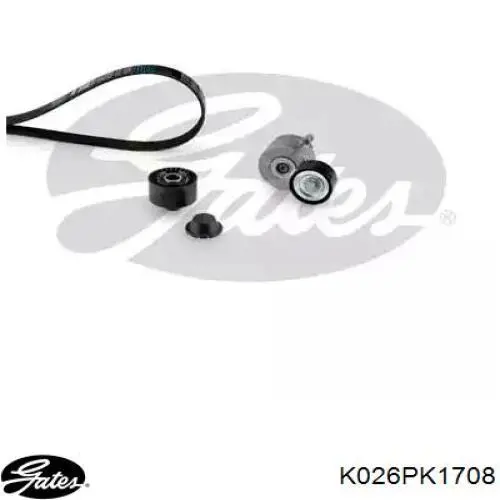 Ремінь приводний, агрегатів, комплект Gates K026PK1708 ціна, від 81.66 USD