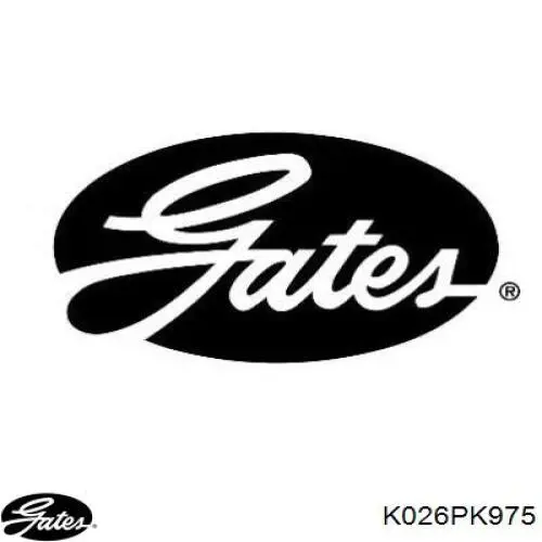 Ремінь приводний, агрегатів, комплект Gates K026PK975 ціна, від 51.50 USD