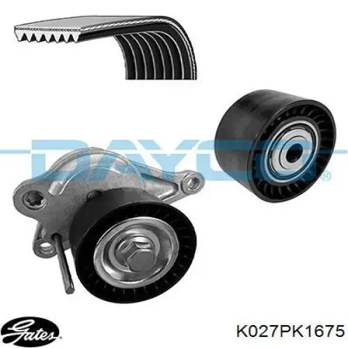 Купити K027PK1675 Gates Ремінь приводний, агрегатів, комплект