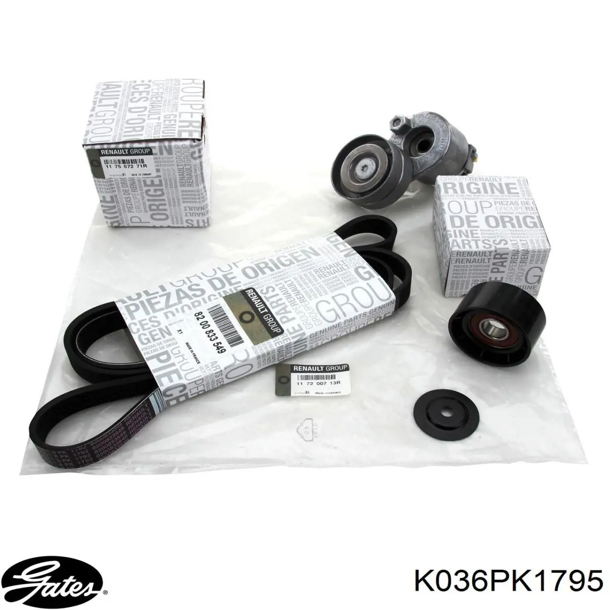 Ремінь приводний, агрегатів, комплект SNR KA85521 ціна, від 73.39 USD
