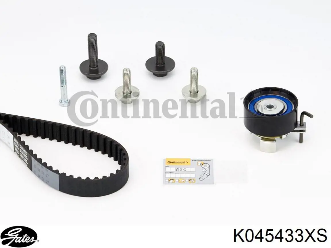 K045433XS Gates Ремінь ГРМ, комплект