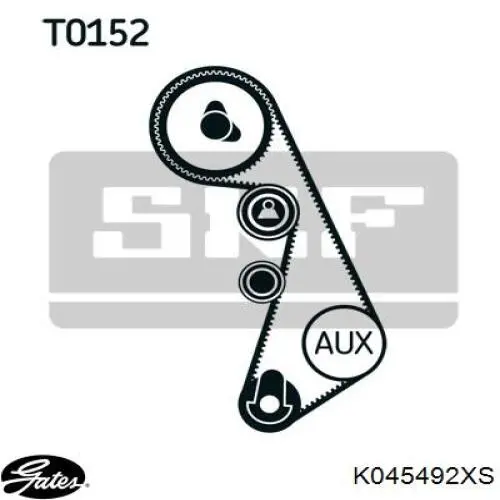 Ремкомплект ГРМ Gates K045492XS