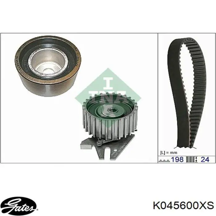 Комплект ГРМ Continental/Siemens CT1076K2 ціна, від 99.96 USD