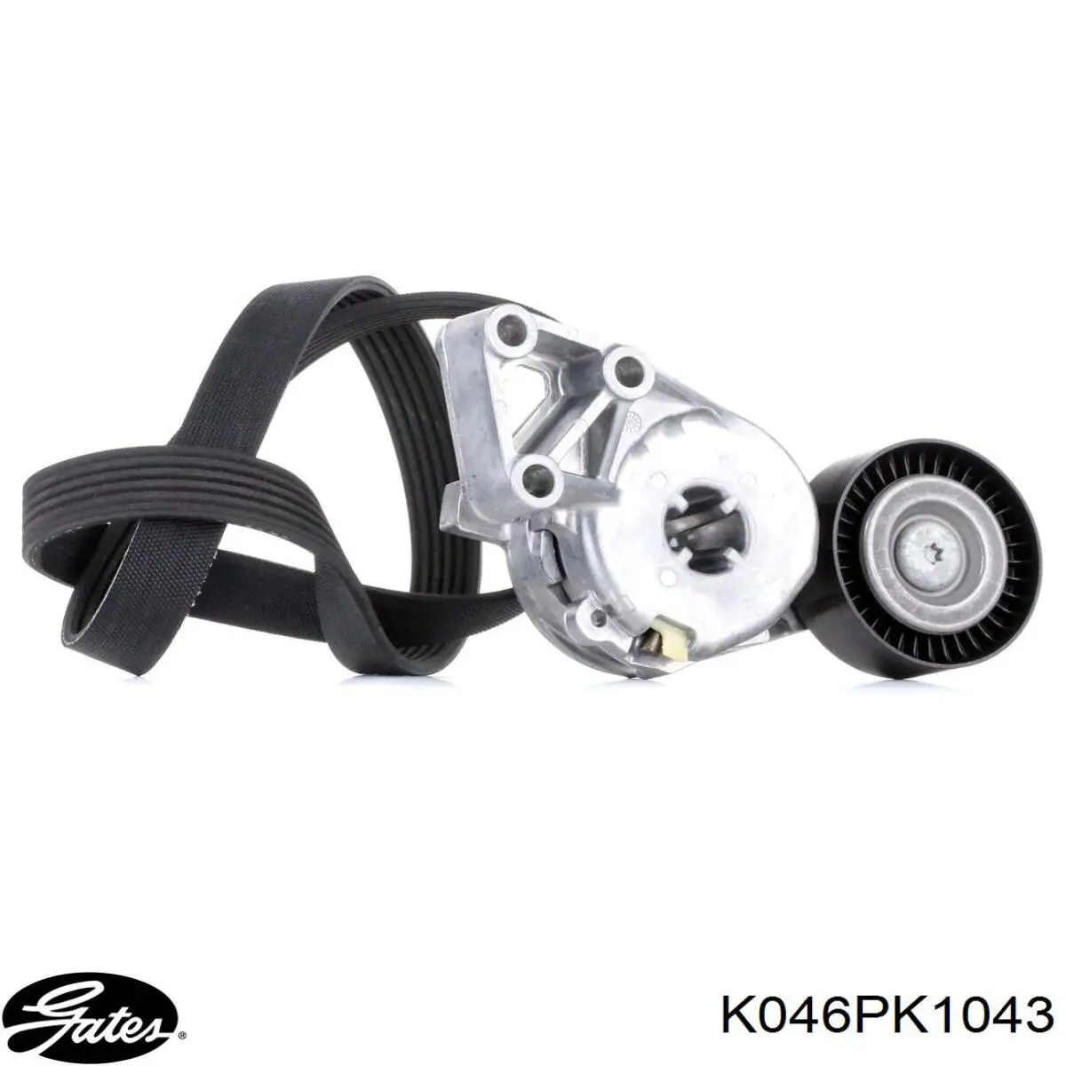 Ремінь приводний, агрегатів, комплект Gates K046PK1043 ціна, від 49.13 USD