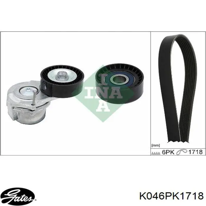 Купити 0636158 Opel Ремінь приводний, агрегатів, комплект