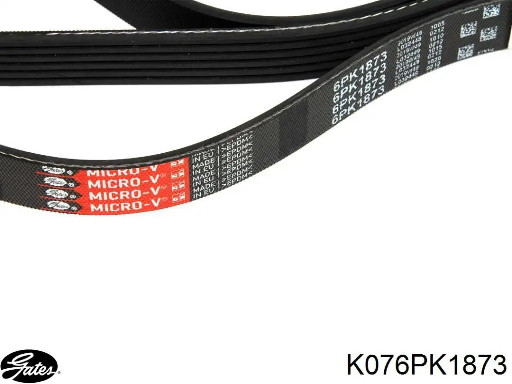 Ремінь приводний, агрегатів, комплект Gates K076PK1873 ціна, від 81.83 USD