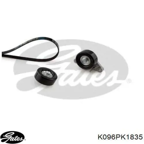 Ремінь приводний, агрегатів, комплект Gates K096PK1835 ціна, від 66.58 USD