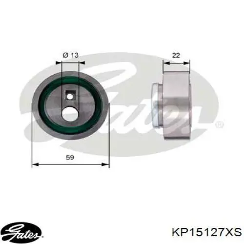 Купити KP15127XS Gates ГРМ ремень