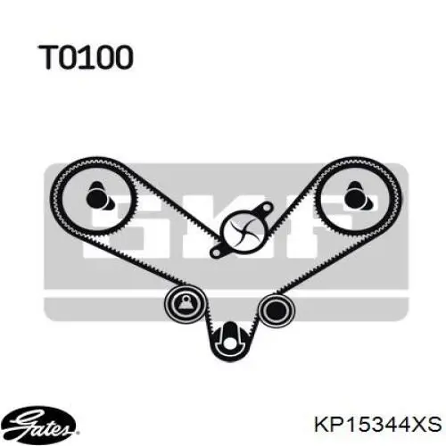 Купити KP15344XS Gates ГРМ ремень