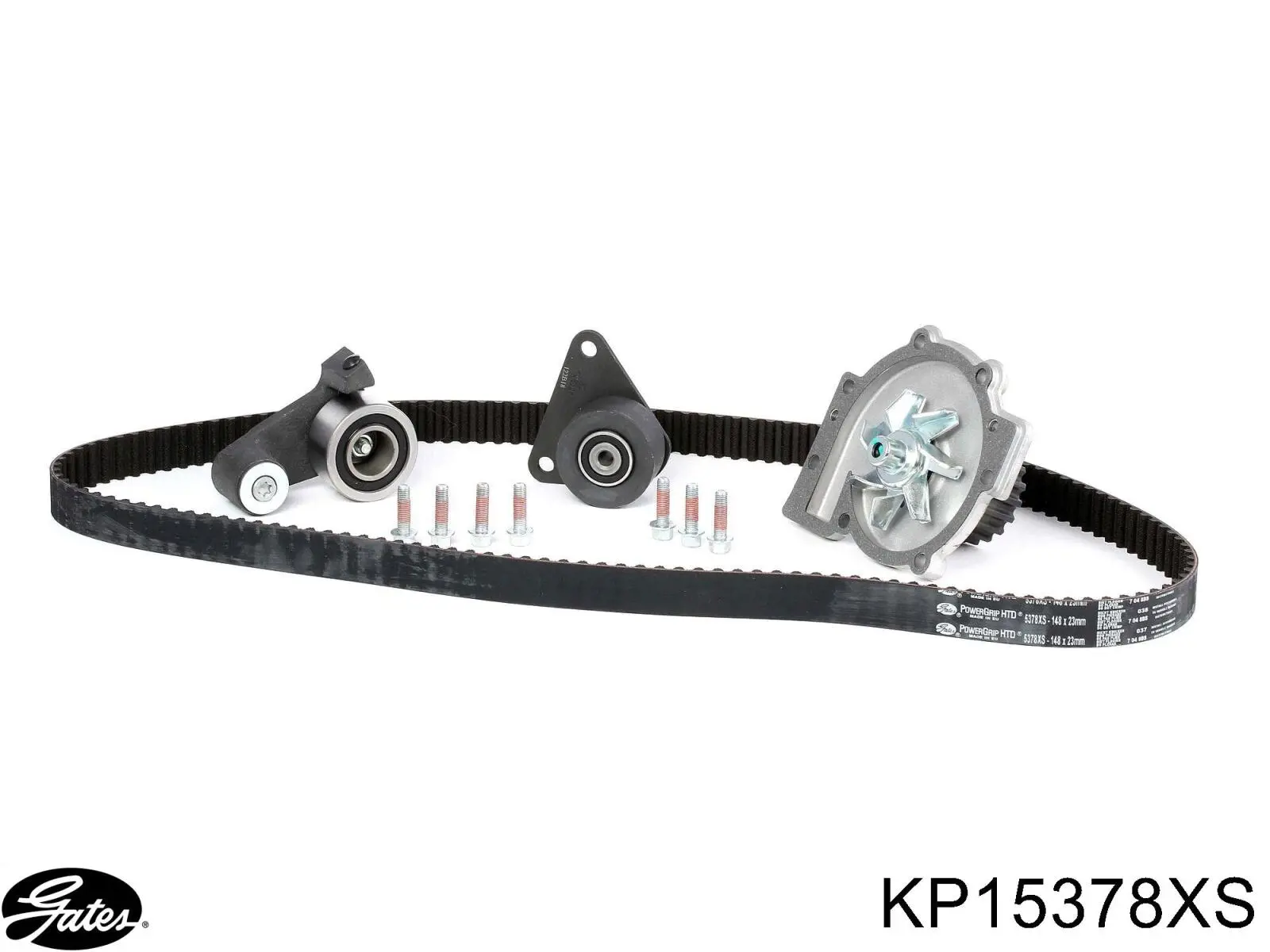 Комплект ГРМ Gates KP15378XS ціна, від 155.29 USD