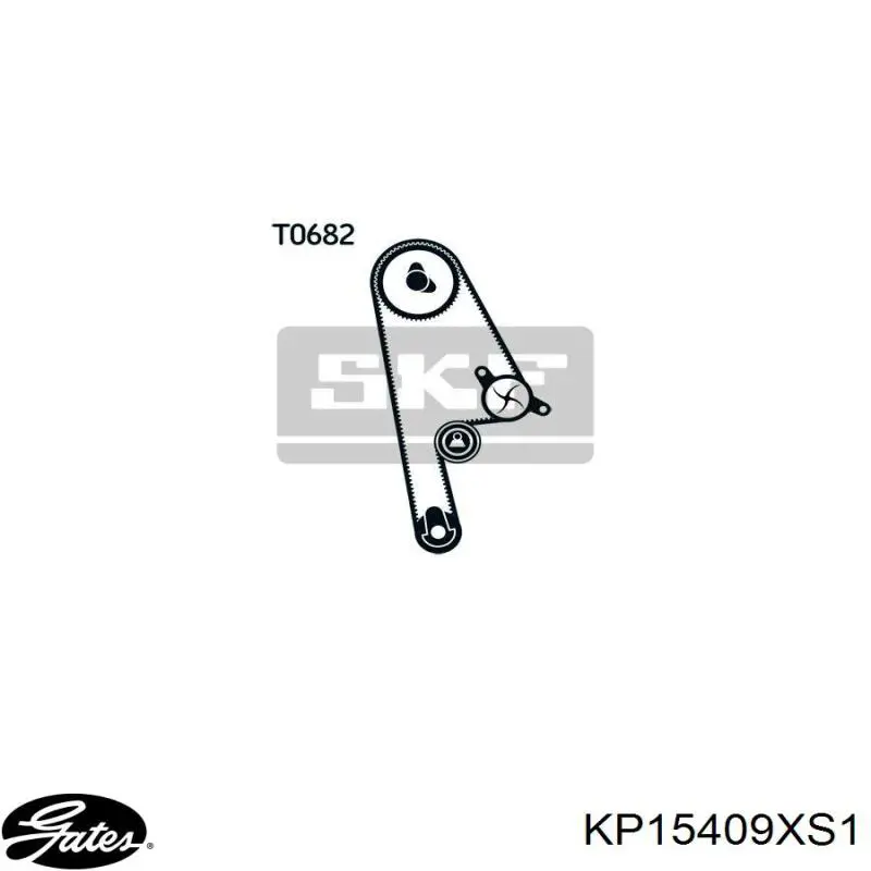 Комплект ГРМ SNR KDP474080 ціна, від 93.79 USD