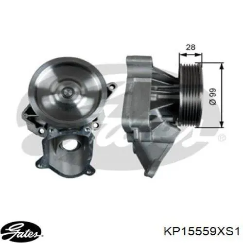 Ремкомплект ГРМ Gates KP15559XS1