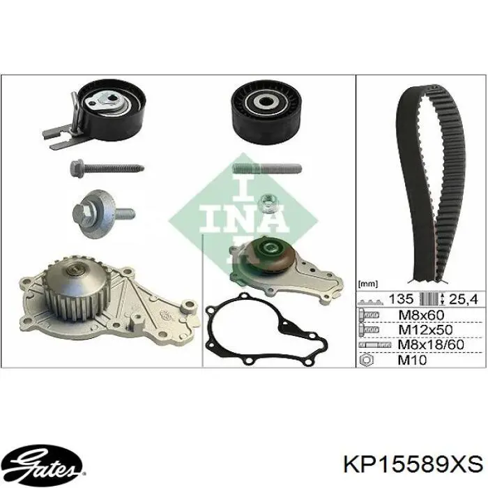 Комплект ГРМ Dolz KD192 ціна, від 100.38 USD