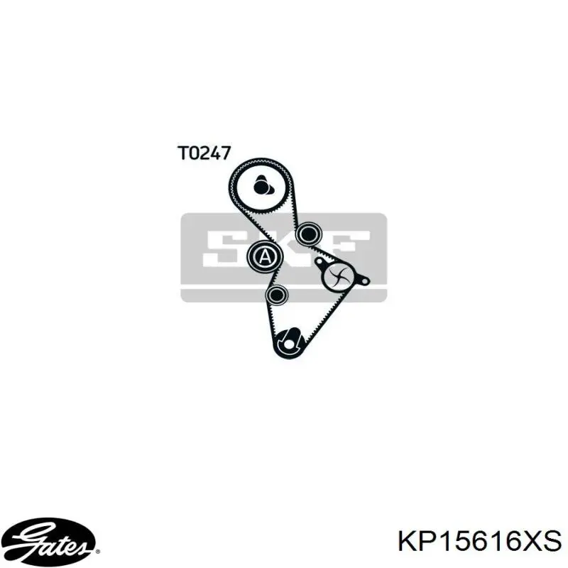 Комплект ГРМ KBU10380G Bugatti