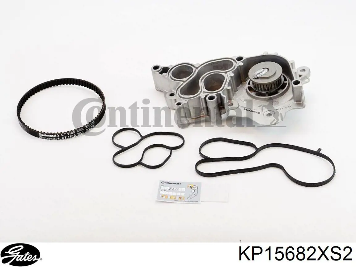 KP15682XS2 Gates Ремінь ГРМ, комплект