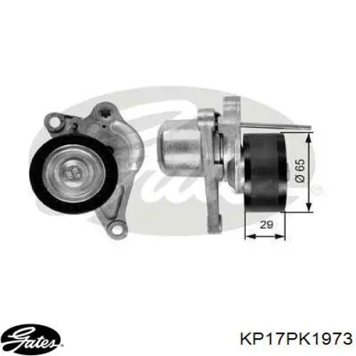 Ремінь приводний, агрегатів, комплект Gates KP17PK1973 ціна, від 99.14 USD