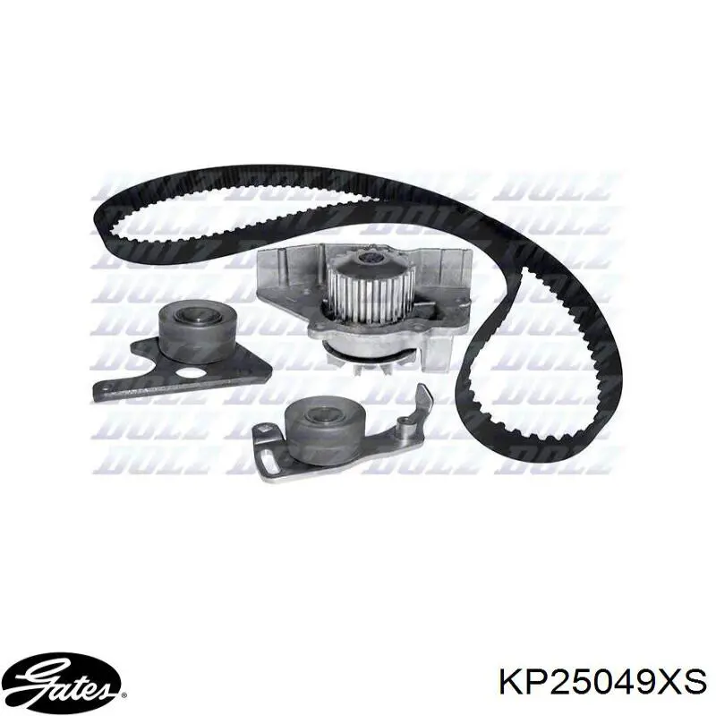KP25049XS Gates Ремінь ГРМ, комплект