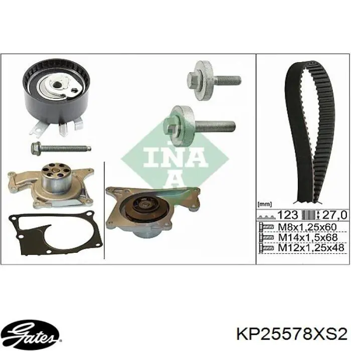 Комплект ГРМ Dolz KD103 ціна, від 94.02 USD