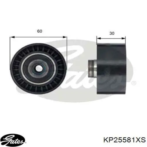 Комплект ГРМ KP25581XS Gates