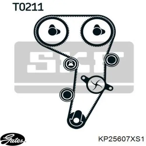 Купити KP25607XS1 Gates ГРМ ремень