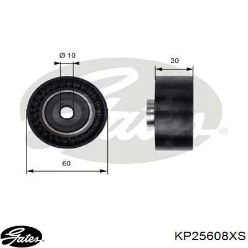 Комплект ГРМ KP25608 Gates