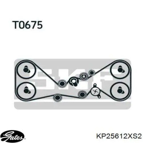 Купити KP25612XS2 Gates ГРМ ремень