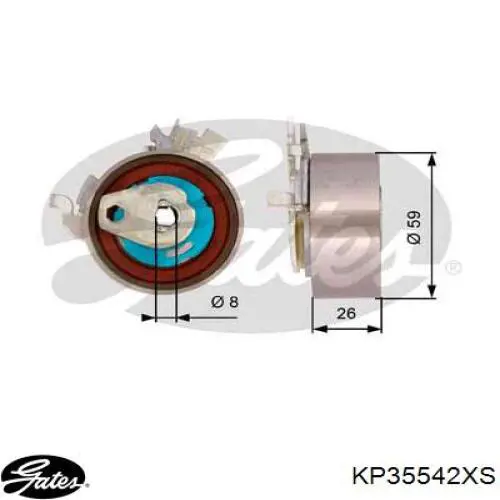 Купити KP35542XS Gates ГРМ ремень