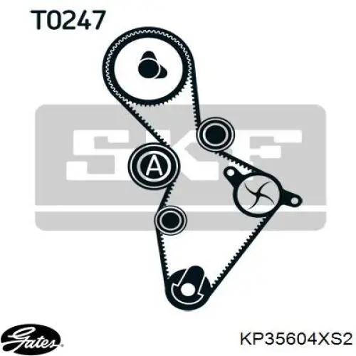Комплект ГРМ Autlog WK3076 ціна, від 162.94 USD