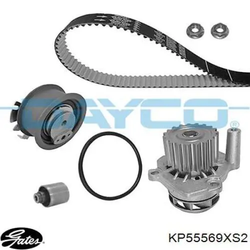 Комплект ГРМ KP55569XS2 Gates