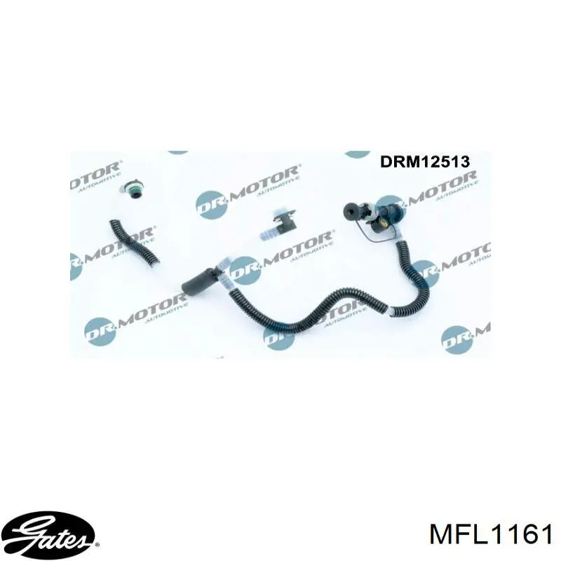 MFL1161 Gates Трубка паливна від паливопідкачуючого насоса до клапану відсічення палива