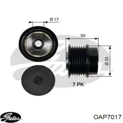 Інерційний шків Koyo WCPA77555AM ціна, від 49.87 USD