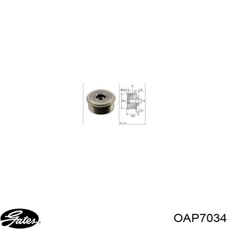 Купити AMA0036 Magneti Marelli Шків генератора