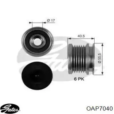 Купити ZN5381 ZEN Шків генератора