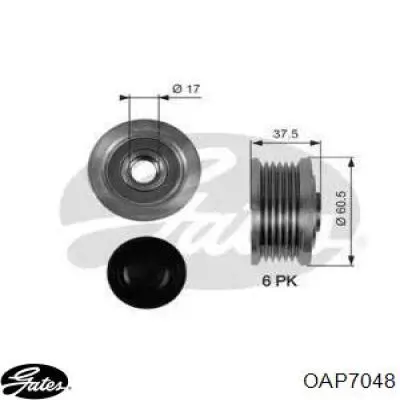 Шків генератора AMA0006 Magneti Marelli