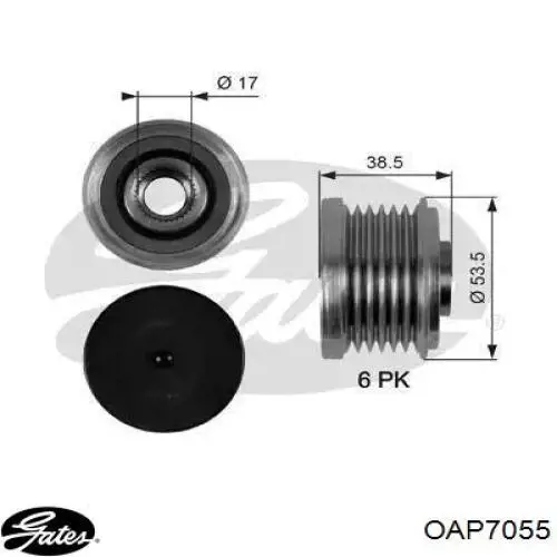 Купити 12317570152 BMW Шків генератора