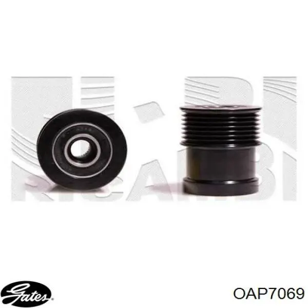 Купити OAP7069 Gates Шків генератора