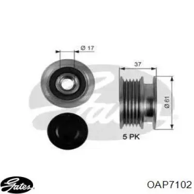 Шків генератора OAP7102 Gates