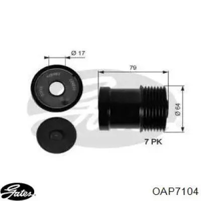 Купити AMA0070 Magneti Marelli Шків генератора