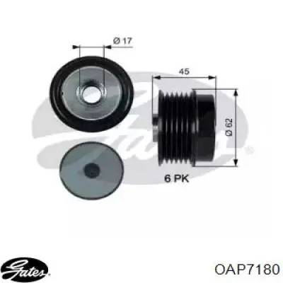 Купити OAP7180 Gates Шків генератора