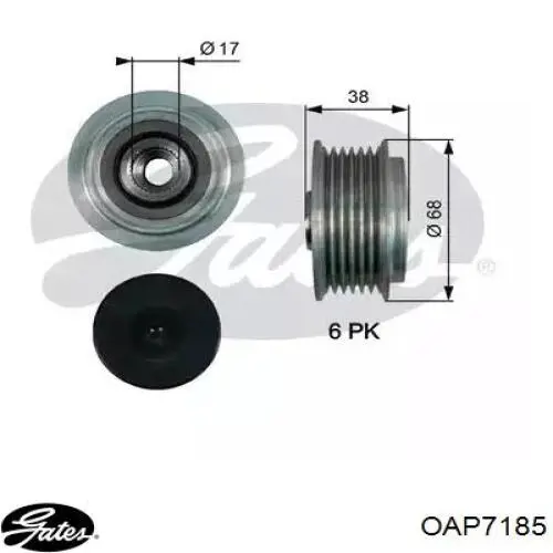 Купити OAP7185 Gates Шків генератора