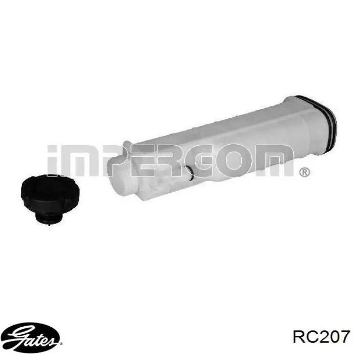Кришка бачка радіатора Gates RC207 ціна, від 8.47 USD
