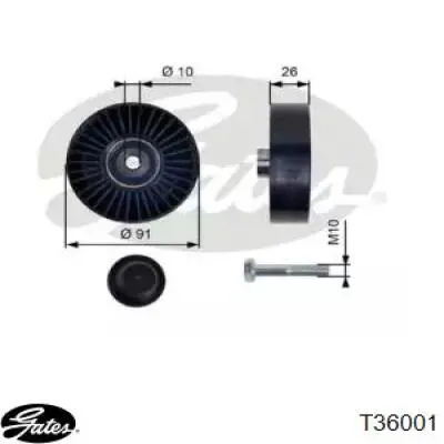 Купити T36001 Gates Ролик приводного ременя, паразитний