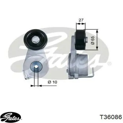 Натяжний ролик V108321 Sato Tech