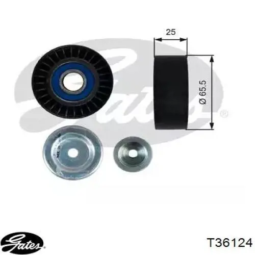 Ролик приводного ременя, паразитний EG5751F1 GP
