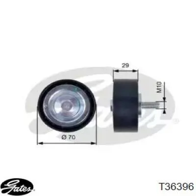 Ролик приводного ременя, паразитний CX/Complex CX3566 ціна, від 13.45 USD
