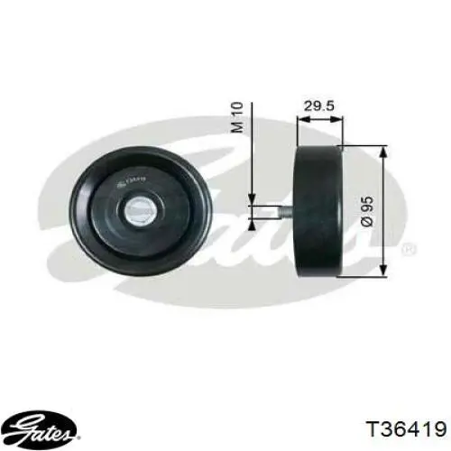 Купити V206441 Sato Tech Ролик приводного ременя, паразитний