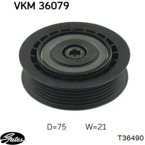 Купити 8200663046 Renault (RVI) Ролик приводного ременя, паразитний