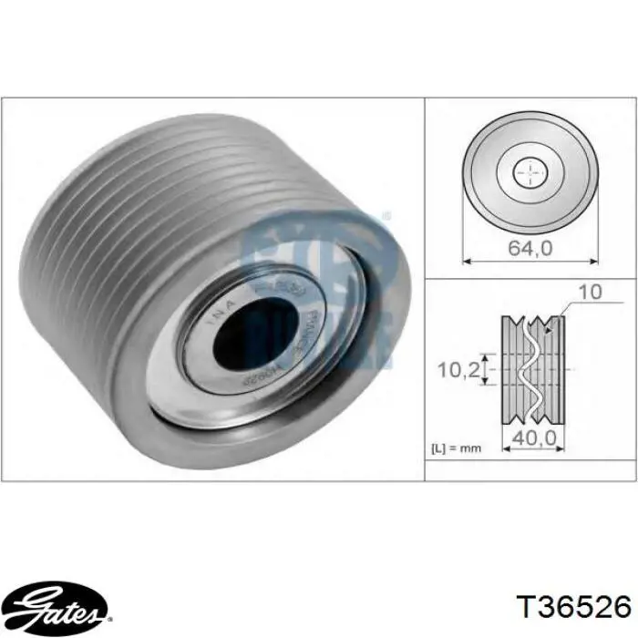 Купити 7408086970 Renault (RVI) Натяжний ролик
