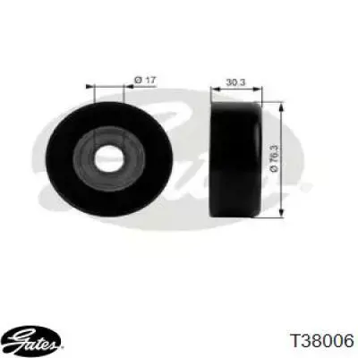 T38006 Gates Ролик натяжителя ременя агрегатів