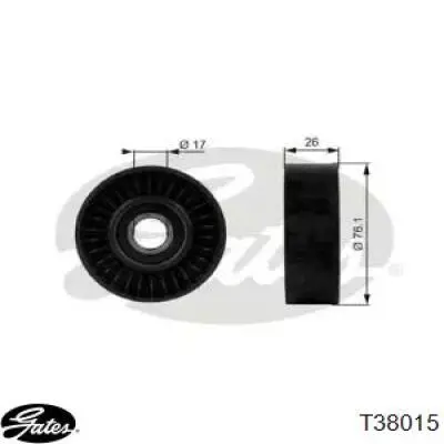 Купити T38015 Gates Натяжний ролик